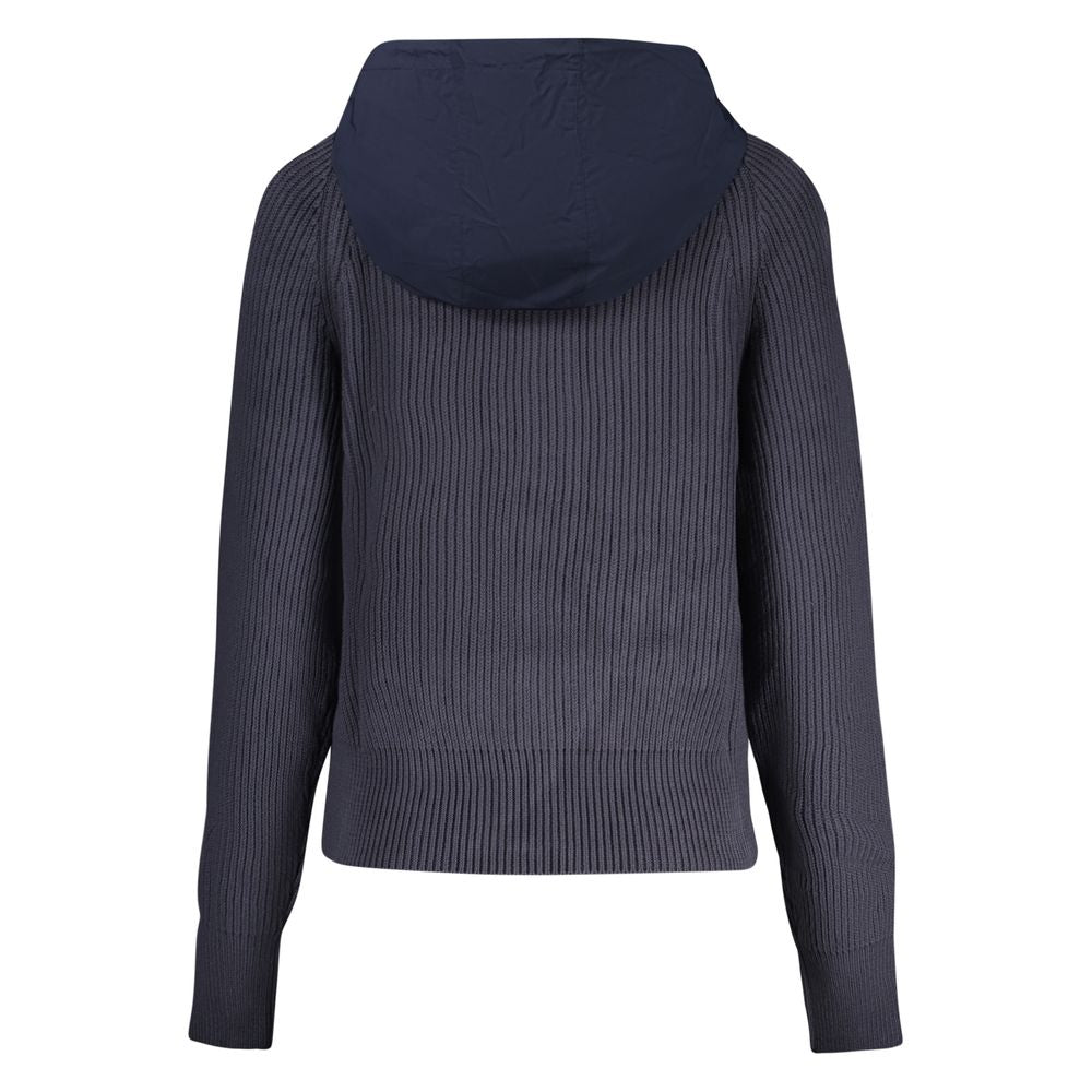 Cardigan by North Sails for women in polyester canvas blue features an impeccable silhouette, showcasing a sophisticated and detail for a truly impeccable finish.