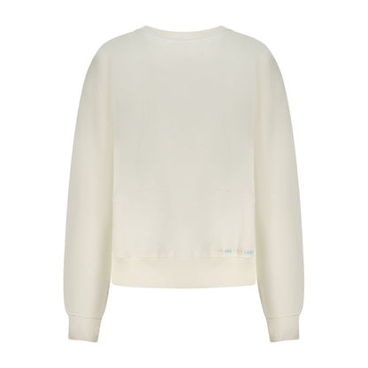 Sweatshirt by North Sails for women in cotton black, white & print features an provocated silhouette, detailed with a provocated and a refined wide-neck neckline for a sophisticated aesthetic.
