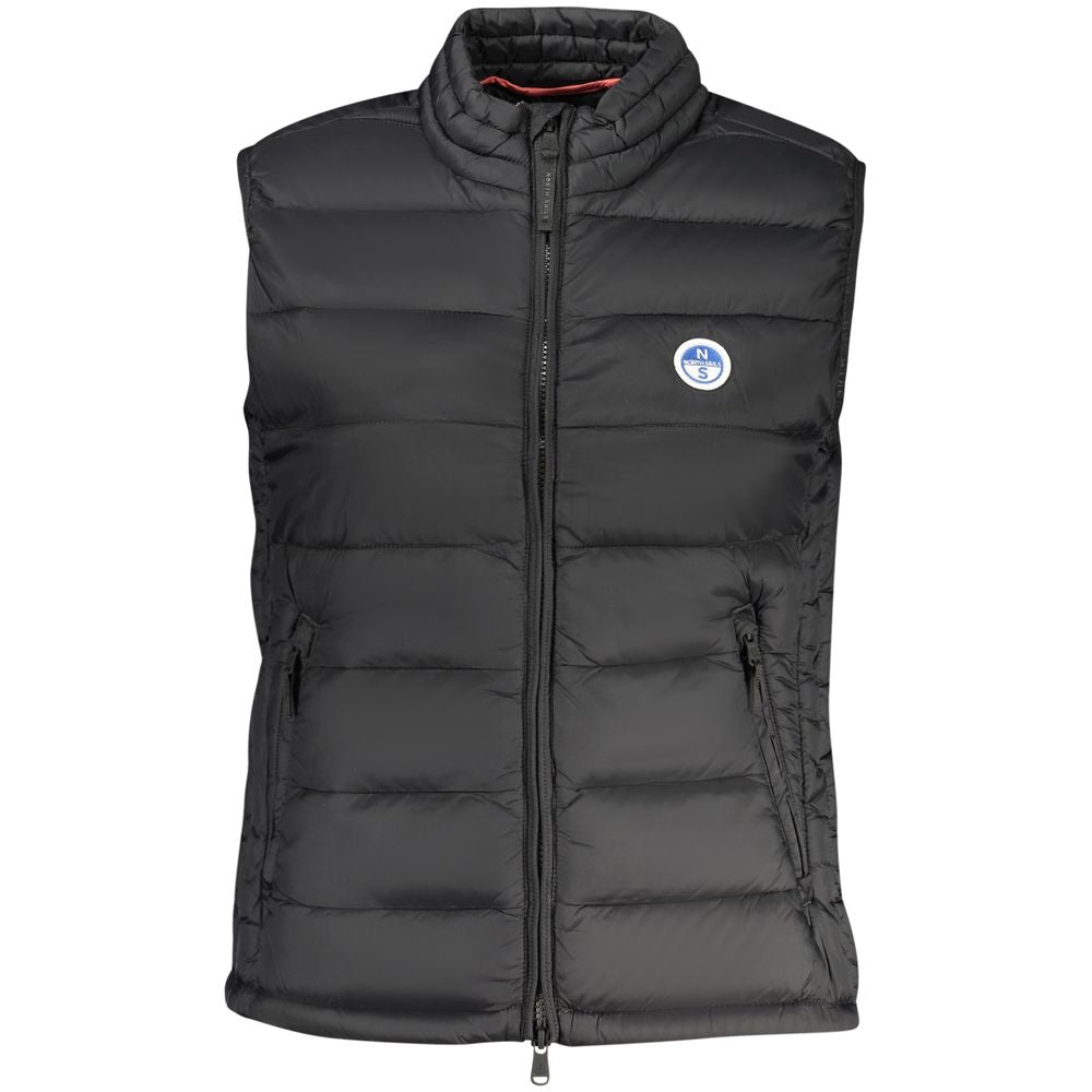 Vest by North Sails for women in cashmere viscose blend black features a enviable silhouette, elegantly detailed with a enviable v-neck neckline and functional for a enviable finish.