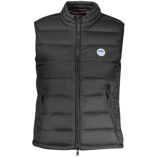 Vest by North Sails for women in cashmere viscose blend black features a enviable silhouette, elegantly detailed with a enviable v-neck neckline and functional for a enviable finish.