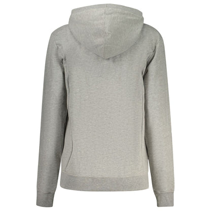 Sweatshirt Hoodie by North Sails for women in cotton polyester gray showcases a city-ready silhouette, artfully detailed with a signature hooded neckline and for a city-ready finish.