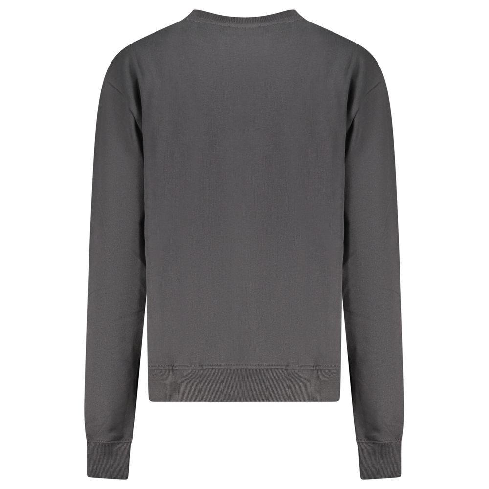 Hooded Sweatshirt Hoodie by North Sails for women in cotton polyester black, gray & print features an luminous silhouette, showcasing a sophisticated hooded neckline and for a truly luminous look.