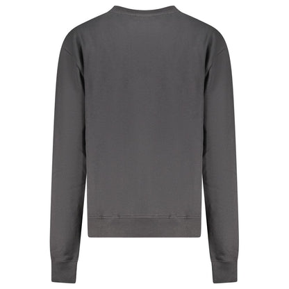 Hooded Sweatshirt Hoodie by North Sails for women in cotton polyester black, gray & print features an luminous silhouette, showcasing a sophisticated hooded neckline and for a truly luminous look.