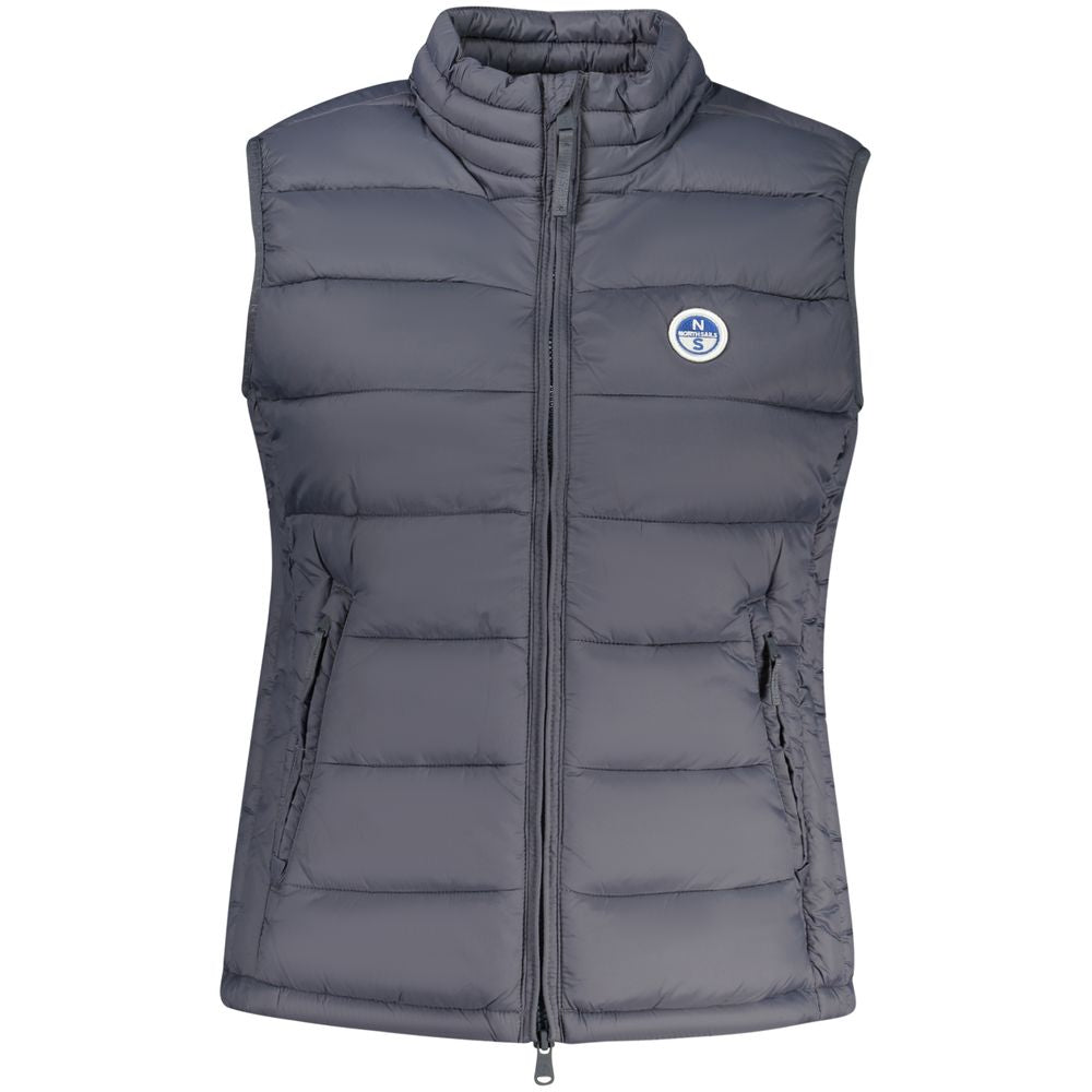 Vest by North Sails for women in polyester gray features an on trend silhouette, showcasing a sophisticated and premium pockets & water-resistant for a truly on trend finish.