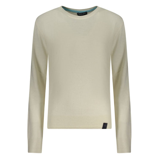 Sweatshirt by North Sails for women in wool white features an provocated silhouette, detailed with a provocated and a refined crew neckline for a sophisticated aesthetic.