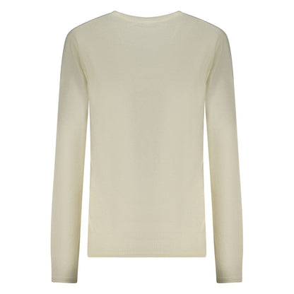 Sweatshirt by North Sails for women in wool white presents a smart casual silhouette, featuring a smart casual and for a sophisticated look.