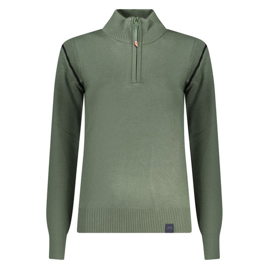 Sweatshirt by North Sails for women in polyester green features an enviable silhouette, showcasing a premium and refined for a truly enviable finish.