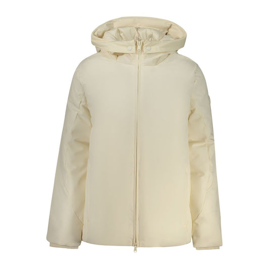 Overcoat by North Sails for women in cotton polyester white showcases a architectural silhouette, artfully detailed with a distinctive and functional for a architectural finish.