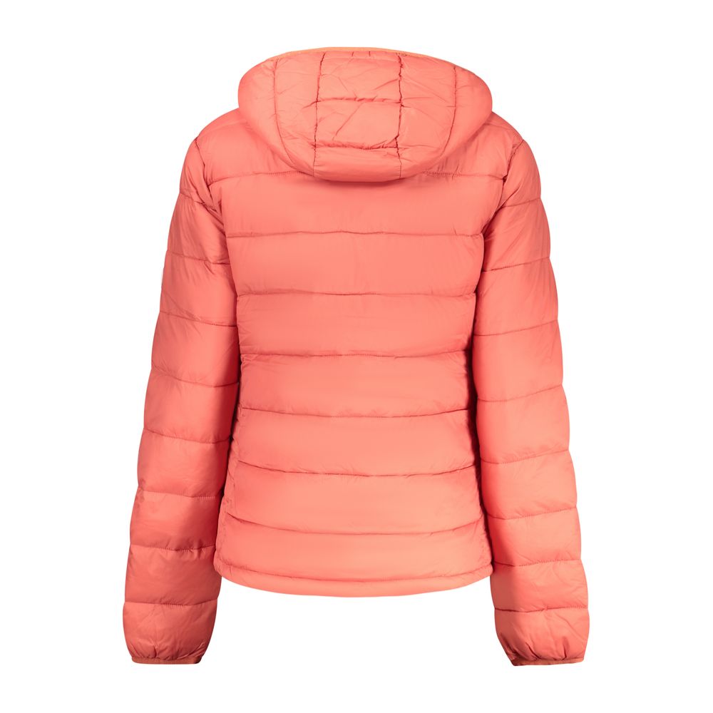 Hooded Windbreaker Jacket by North Sails for women in polyester red showcases a modern silhouette, integrating pockets, hooded, water-resistant & windproof and a modern hooded neckline for a sophisticated finish.