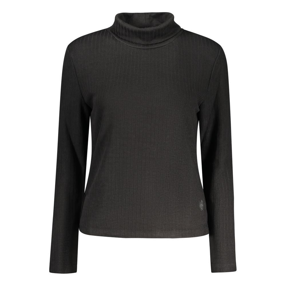 Hooded Hoodie by North Sails for women in polyester & viscose black & brown features a slouchy chic silhouette, detailed with a slouchy chic long-sleeve and a signature hooded neckline for an elevated aesthetic.