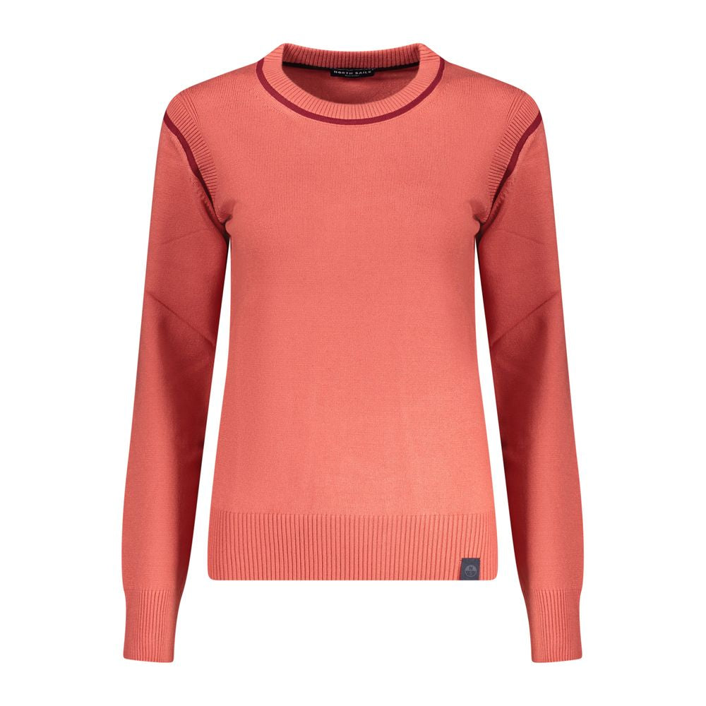 Sweatshirt by North Sails for women in polyester red features an magnificent silhouette, showcasing a sophisticated crew neckline and detail for a truly magnificent finish.