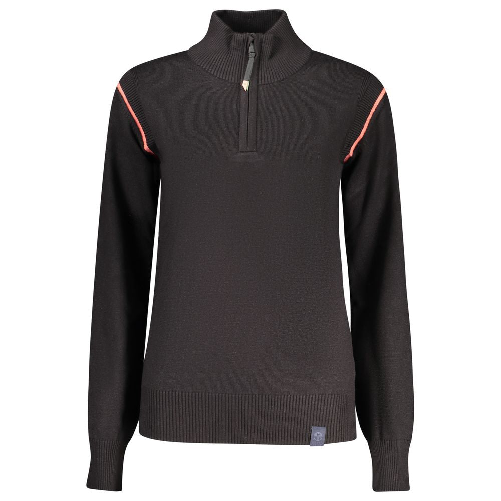 Sweatshirt by North Sails for women in polyester black features an enviable silhouette, showcasing a premium and refined for a truly enviable finish.