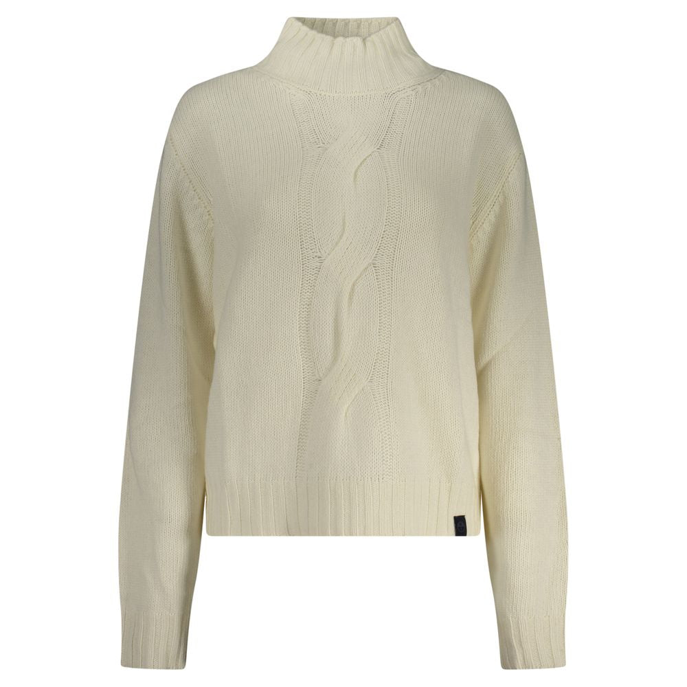 Hooded Sweatshirt Hoodie by North Sails for women in polyamide & polyester white features an luminous silhouette, showcasing a sophisticated hooded neckline and long-sleeve for a truly luminous look.