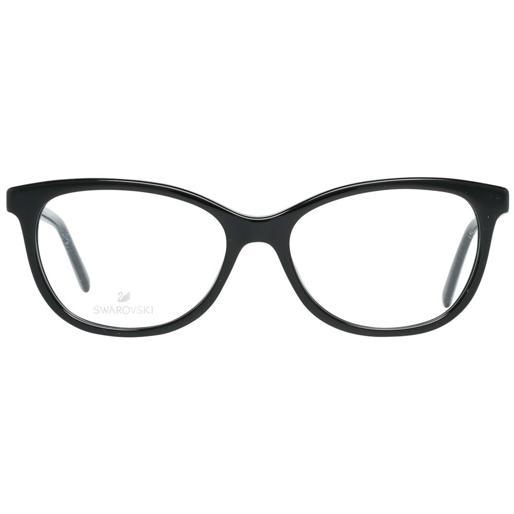 Eyeglasses Frames by Swarovski for women in metal and black showcases an refined full-frame frame design featuring a sophisticated black coloured frame for an refined and refined aesthetic.