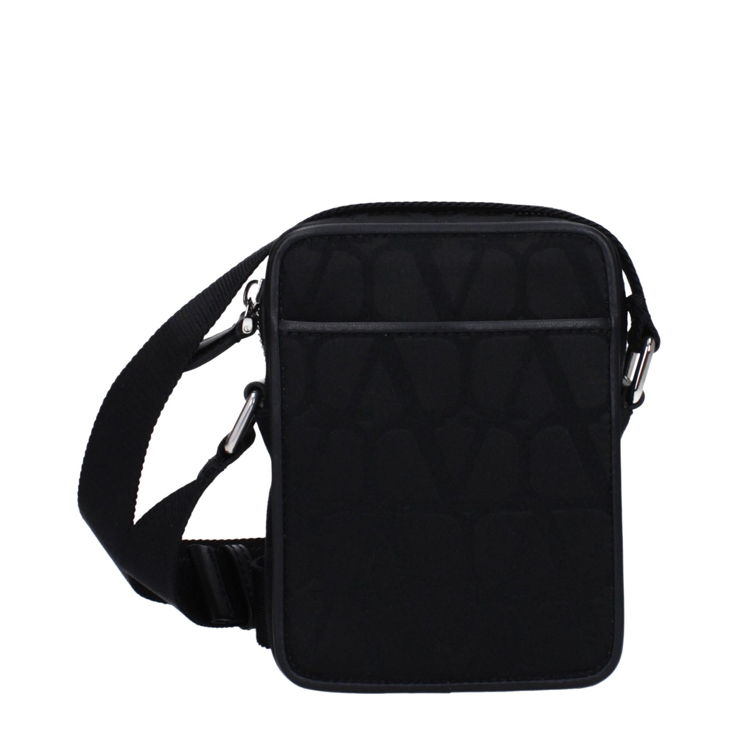 Small Crossbody Messenger Bag by Valentino Garavani for men in fabric black features an versatile Fabric Small Crossbody Messenger Bag design with a versatile zipper, ample external-pockets, and versatile crossbody-strap, shoulder-strap & adjustable-strap for a sophisticated finish.