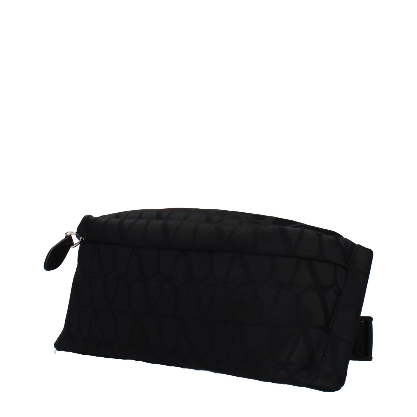 Backpack by Valentino Garavani for men in fabric black features a refined silhouette, showcasing the Fabric Backpack design with a secure , ample , and versatile backpack-strap & adjustable-strap.