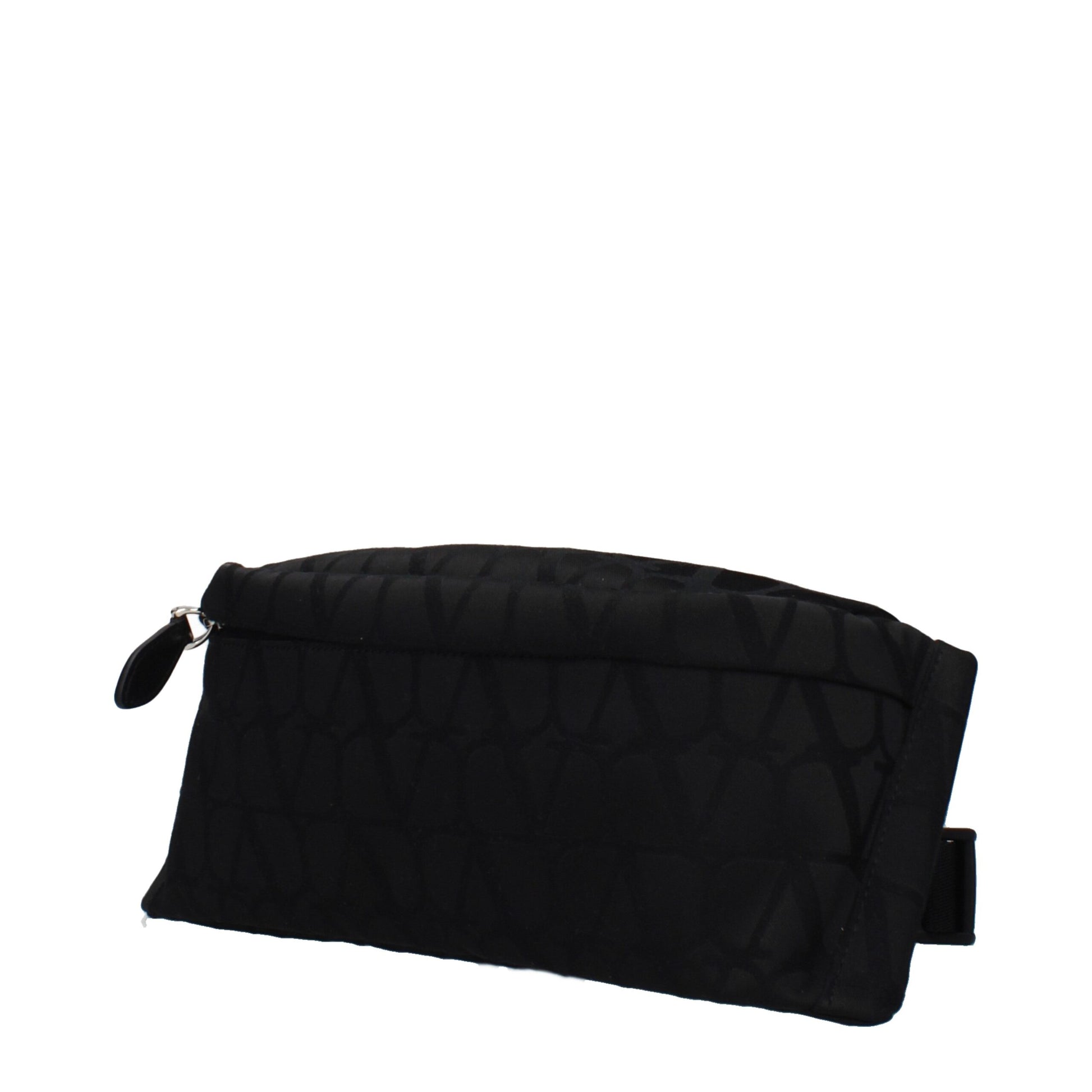 Backpack by Valentino Garavani for men in fabric black features a refined silhouette, showcasing the Fabric Backpack design with a secure , ample , and versatile backpack-strap & adjustable-strap.