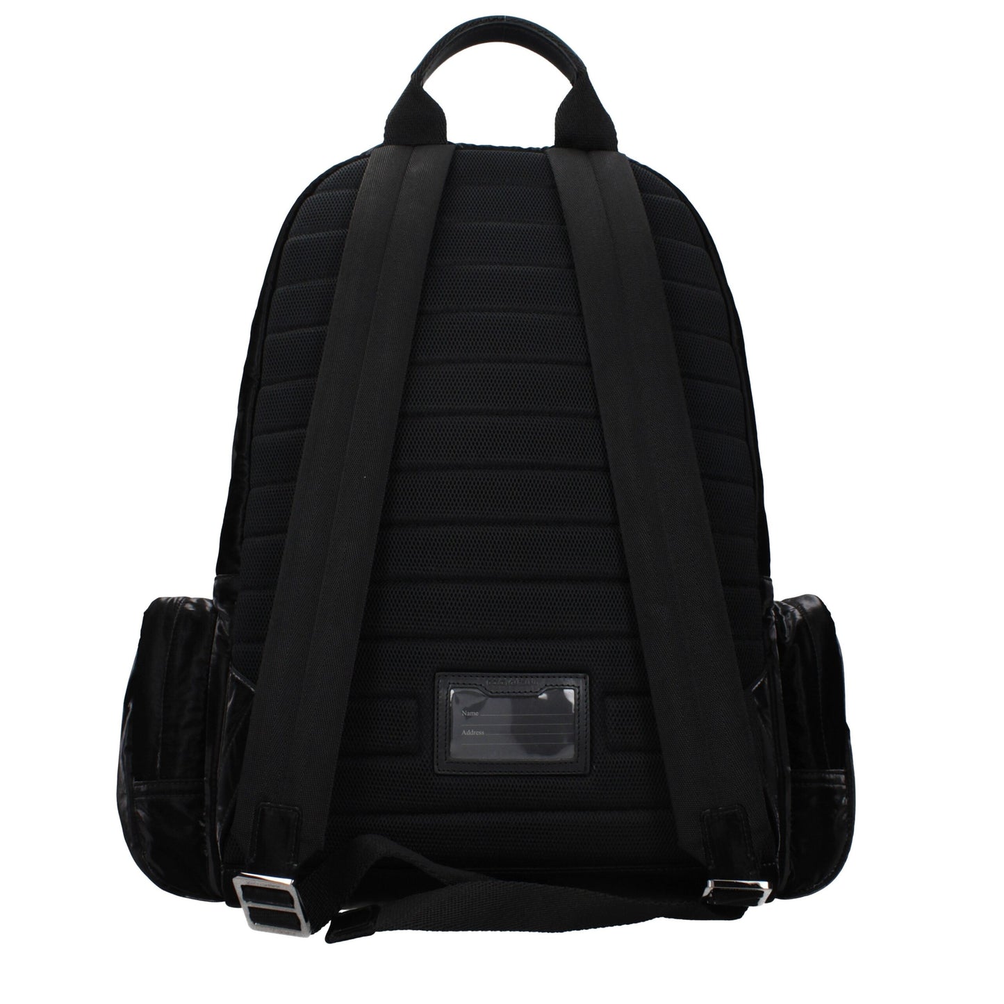 Backpack by Dolce & Gabbana for men in nylon black showcases a stately Nylon Backpack design, featuring a secure with stately and versatile backpack-strap & adjustable-strap.