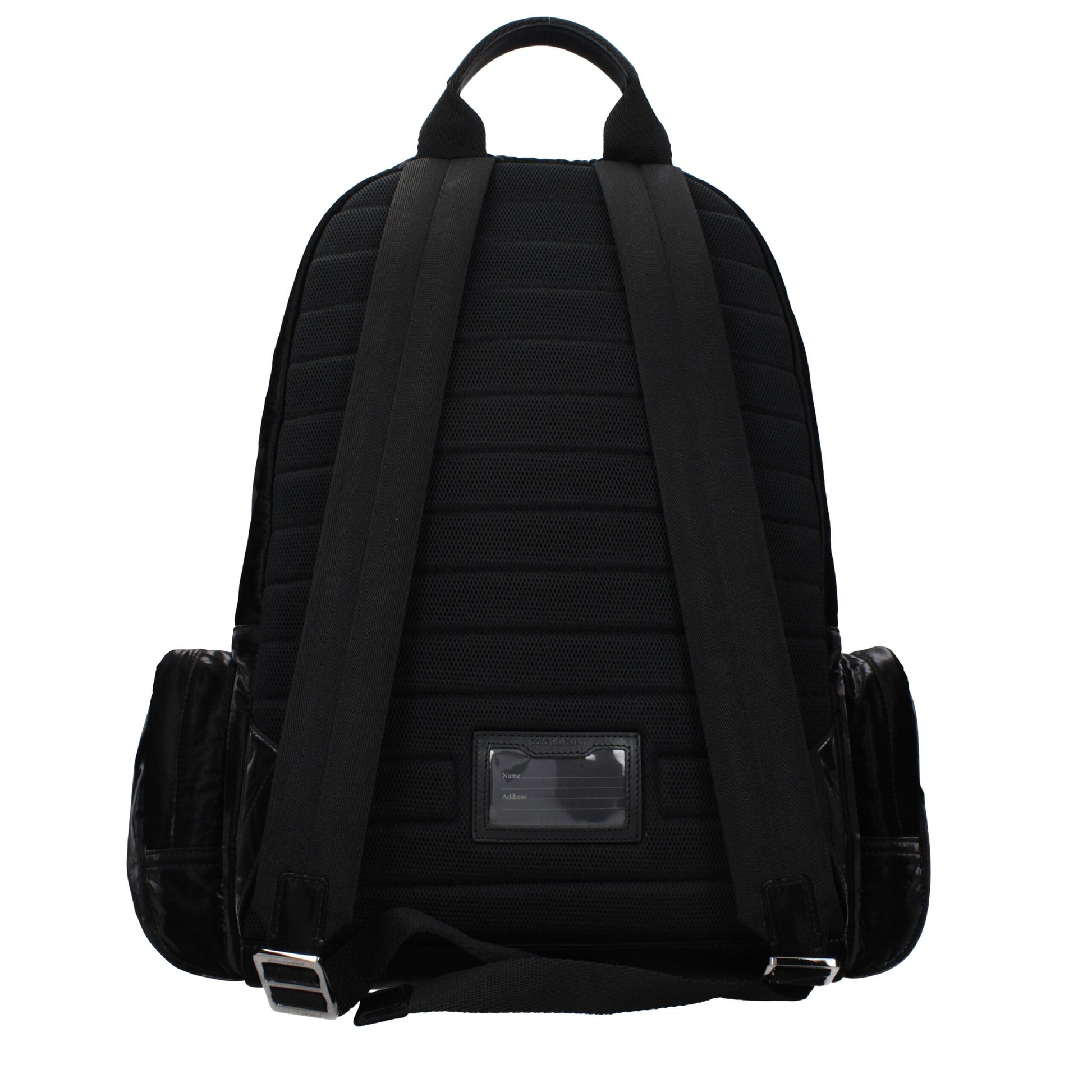 Backpack by Dolce & Gabbana for men in nylon black showcases a stately Nylon Backpack design, featuring a secure with stately and versatile backpack-strap & adjustable-strap.