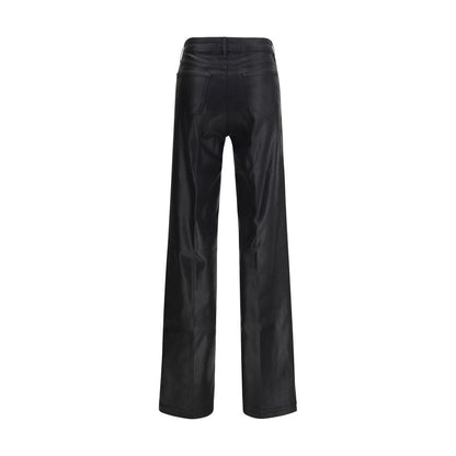 Jeans by L'Agence for women in stretch denim cotton black features an sophisticated high rise and regular-fit & wide with a precise long, creating a sophisticated and sophisticated silhouette.