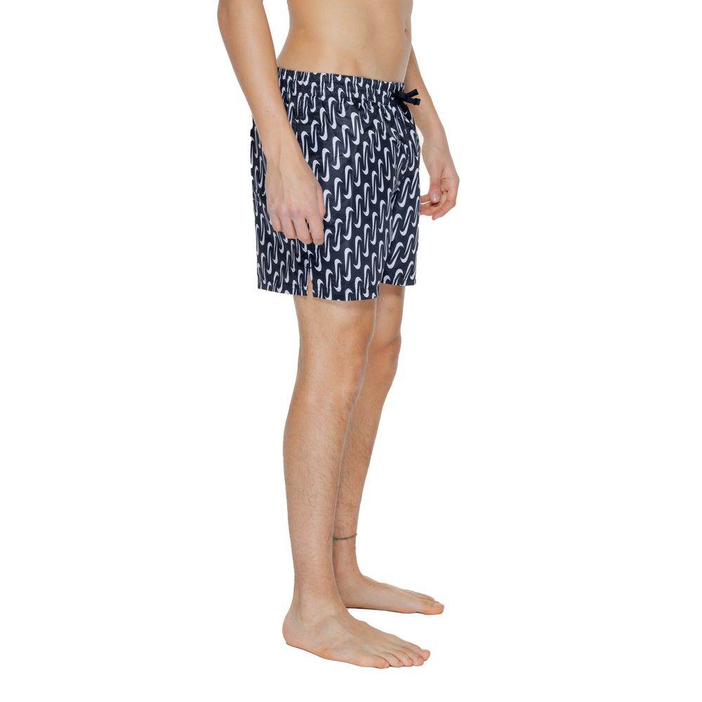 Swim Shorts by Nike for men in polyester black features an glamourous silhouette from the Men's Quick-Drying Polyester Swim Shorts collection, highlighting a refined fit and glamourous cut for a premium poolside look.