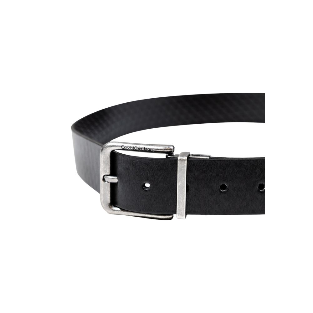 Calvin Klein Reversible Leather Belt - Black