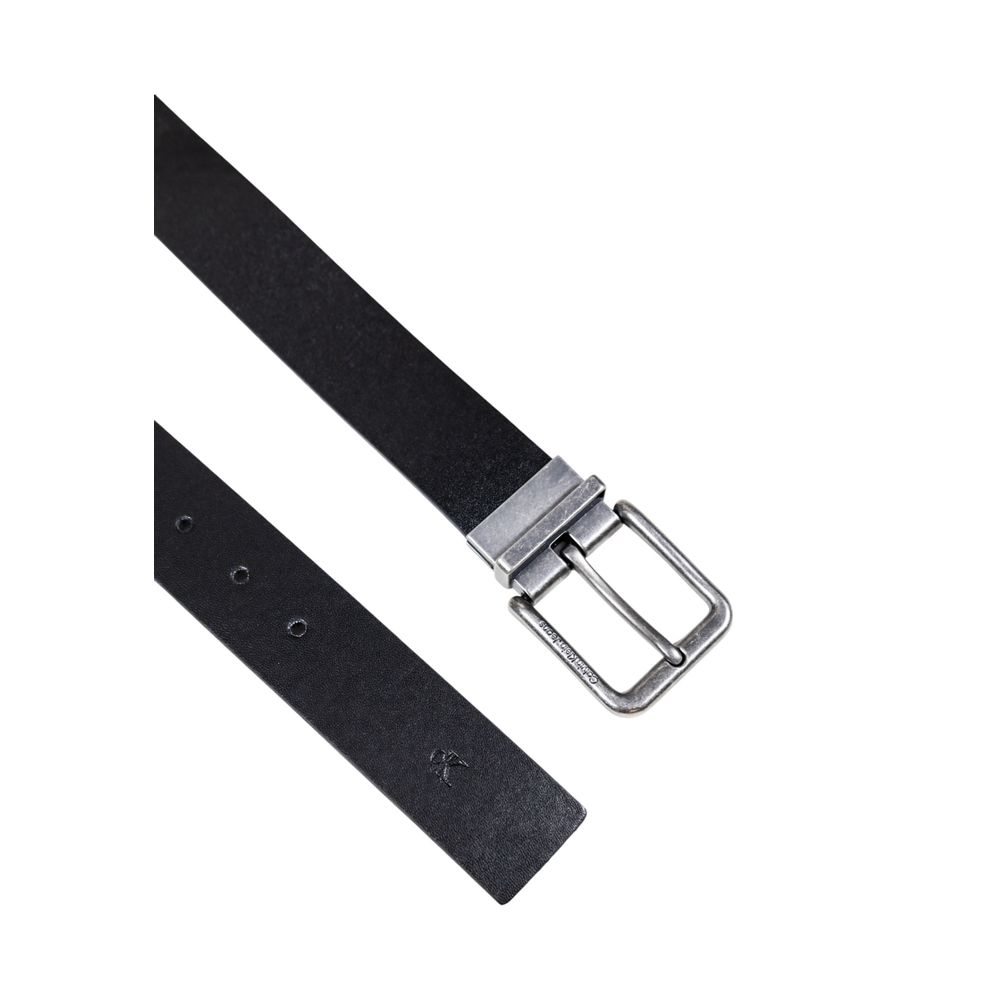 Calvin Klein Reversible Leather Belt - Black