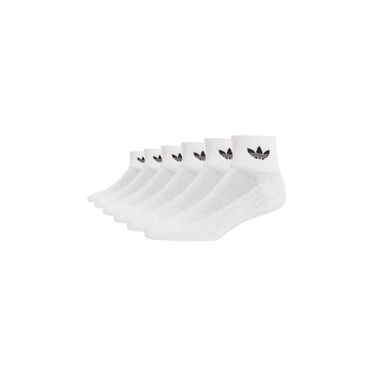 Socks by Adidas Originals for men in stretch poly cotton white features a snug silhouette, artfully capturing the essence of the snug Men's Stretch Poly Cotton Socks design for a sophisticated look.