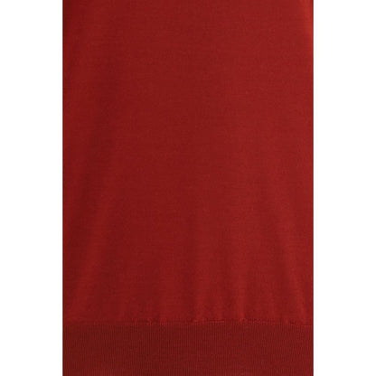 Sweatshirt by Brunello Cucinelli for men in cashmere virgin wool red features an magnificent silhouette, showcasing a sophisticated and detail for a truly magnificent finish.