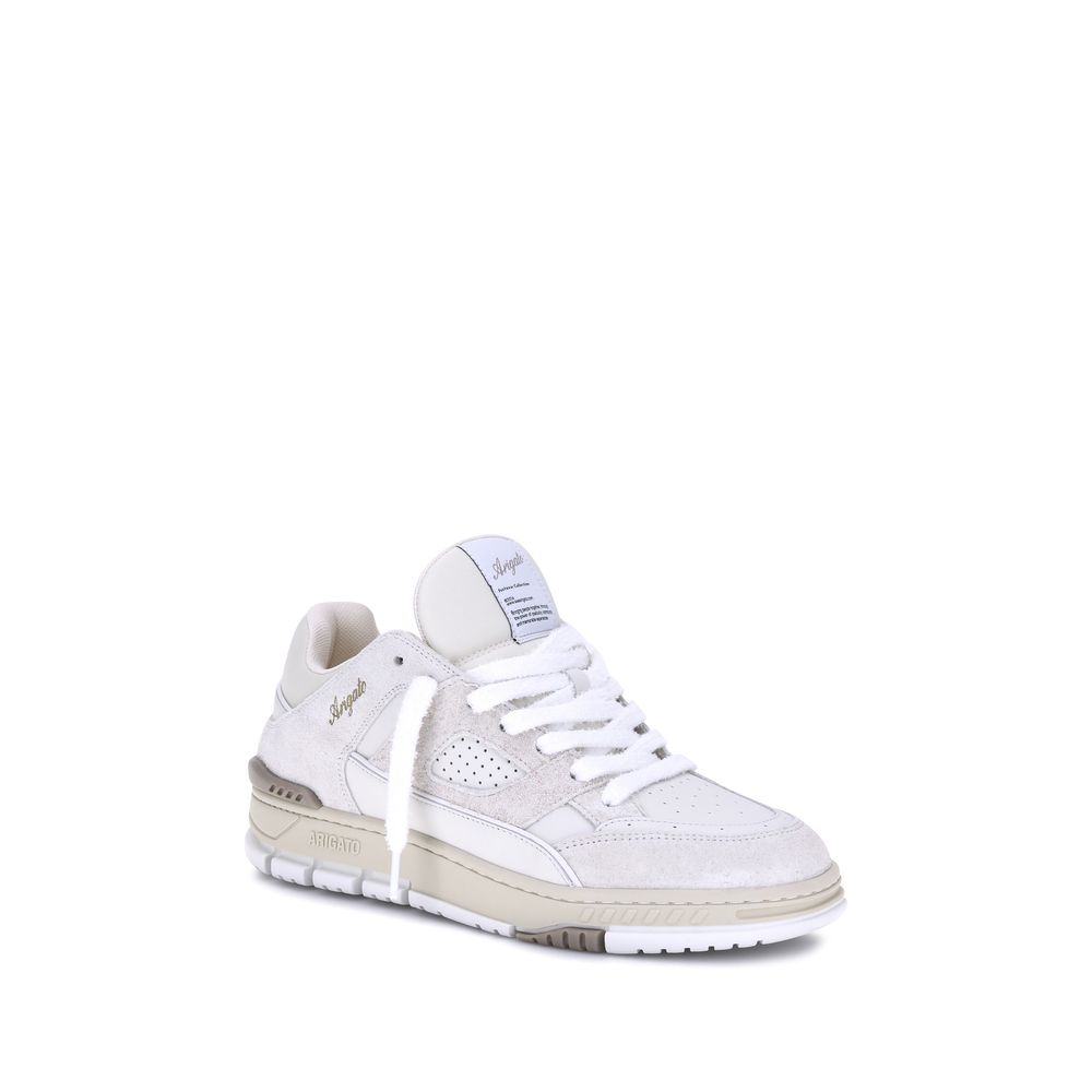 Athletic Sneakers by Axel Arigato for men in tu polyester polyurethane & bos taurus calf leather cream & signature showcases a architectural silhouette, artfully capturing the essence of the Men's Basketball TU Polyester Polyurethane & Bos Taurus Calf Leather Athletic Sneakers with its signature architectural basketball style construction.