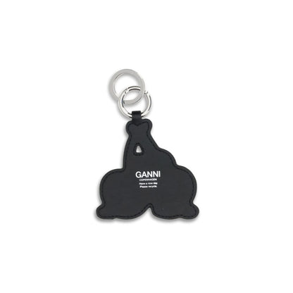 Keychain by Ganni for women in polyester polyurethane leather cherry & red exhibits a distinguished aesthetic, beautifully coordinating with and elements while highlighting .
