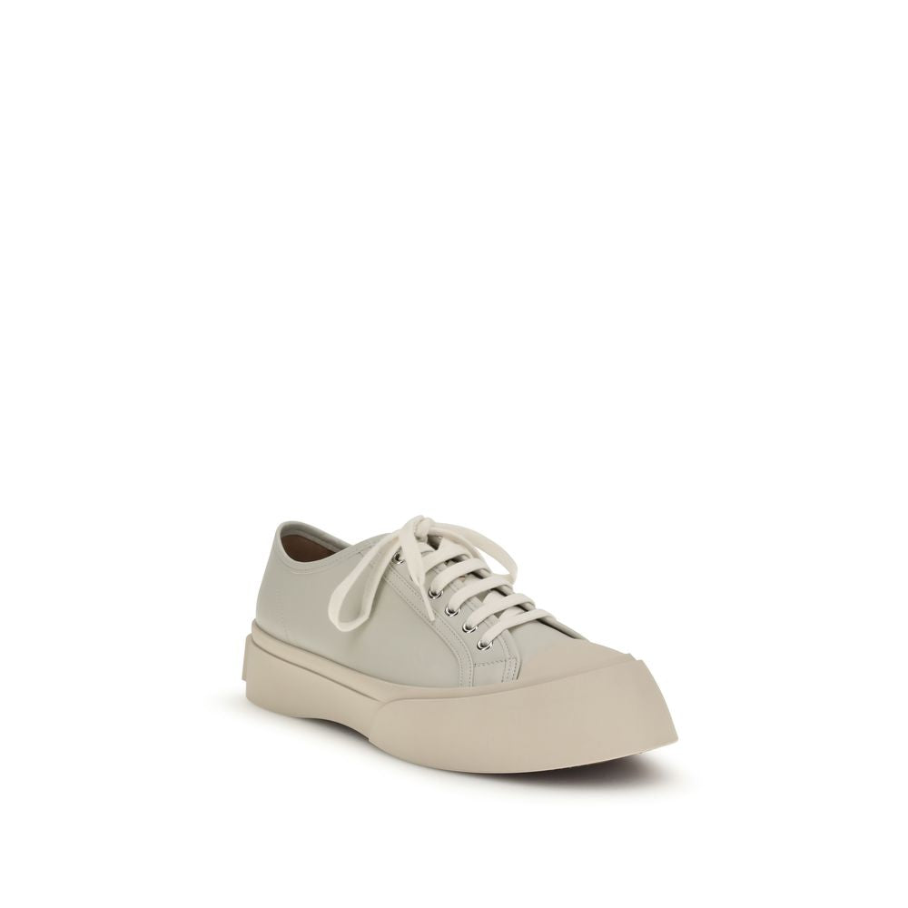 Sneakers by Marni for men in bos taurus calf leather white presents a on trend silhouette from the Men's Fashion Bos Taurus Calf Leather Sneakers collection, showcasing a on trend fashion style for an elevated aesthetic.