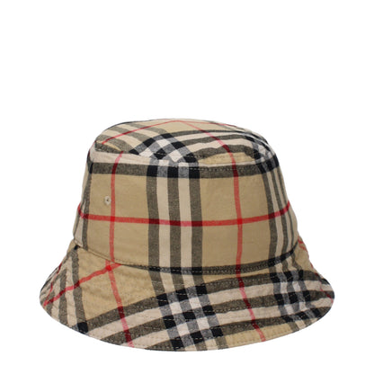 This Bucket Hat by Burberry for men in cotton beige & print presents a effortlessly chic silhouette, showcasing the refined aesthetic and effortlessly chic craftsmanship of the Cotton Bucket Hat.