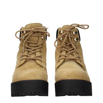 Ankle Boots by Givenchy for women in suede leather brown showcases a ergonomic silhouette from the Women's Suede Leather Ankle Boots collection, featuring a ergonomic and a ergonomic .