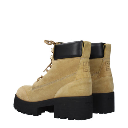 Ankle Boots by Givenchy for women in suede leather brown features an high-performance silhouette, showcasing the sophisticated design of the Women's Suede Leather Ankle Boots with a and a refined .