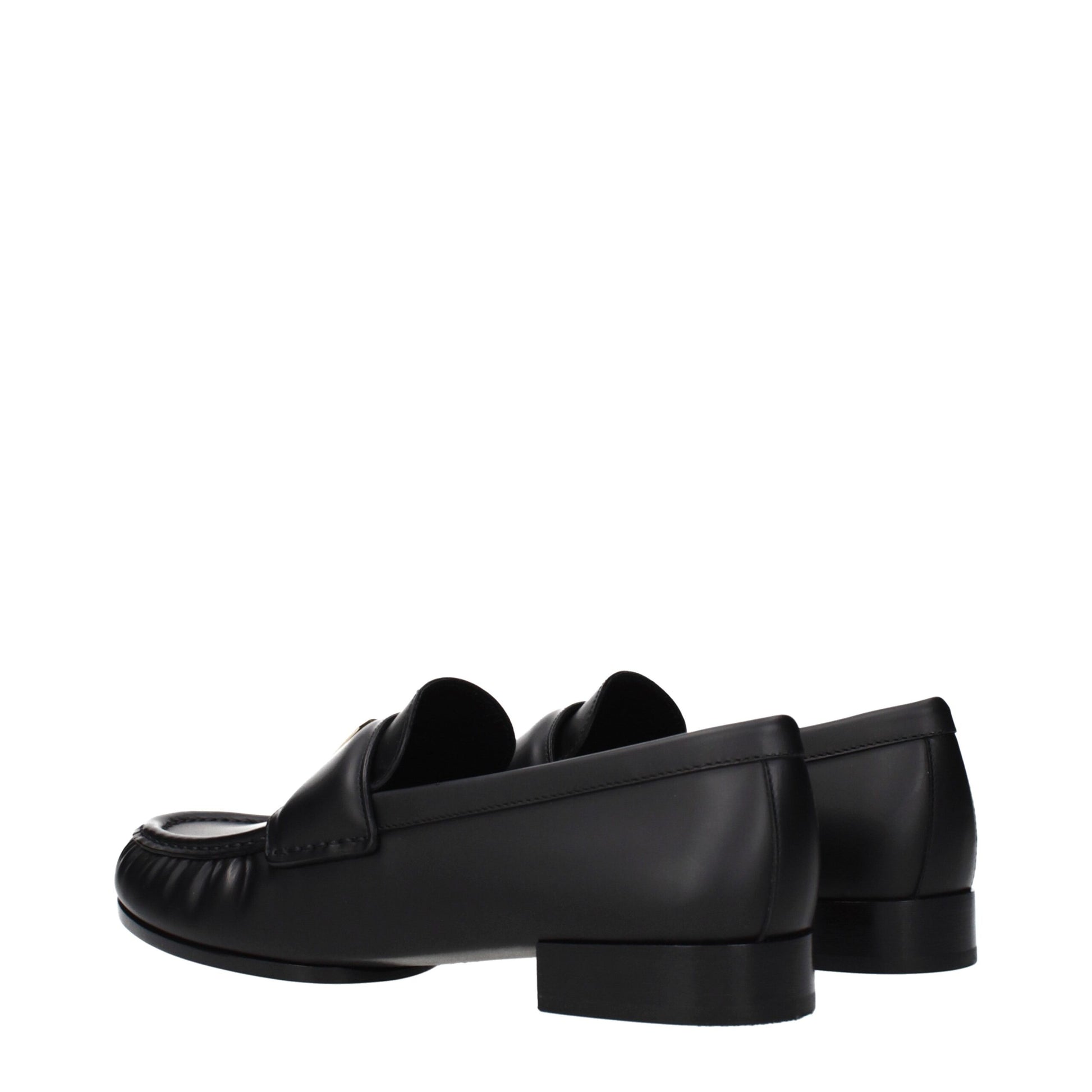 Flat Loafer Slip-On Shoes by Givenchy for women in leather black showcases a impeccable silhouette as Women's Leather Flat Loafer Slip-On Shoes, artfully designed with a impeccable flat and refined for a impeccable finish.
