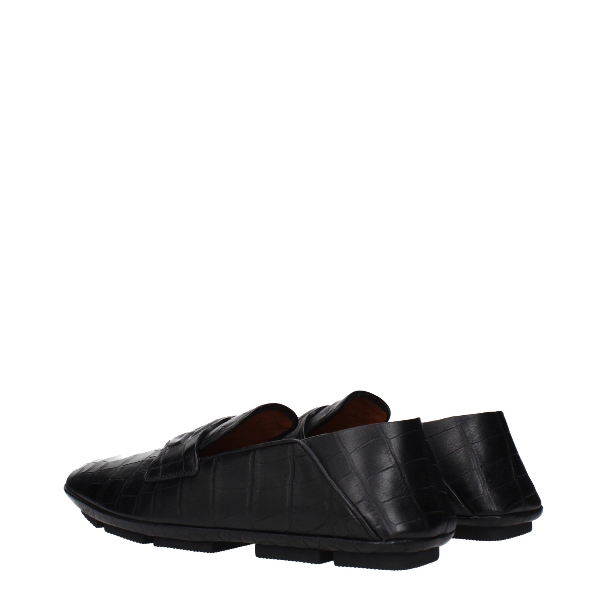 Loafer Slip-On Shoes by Dolce & Gabbana for men in leather black showcases a impeccable silhouette as Men's Leather Loafer Slip-On Shoes, artfully designed with a impeccable and refined for a impeccable finish.