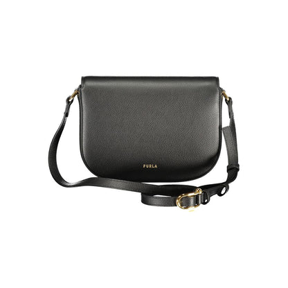 Crossbody Handbag by Furla for women in leather black features a refined silhouette, showcasing a secure , organized internal-pockets, and versatile crossbody-strap, adjustable-strap & handle for a refined finish.