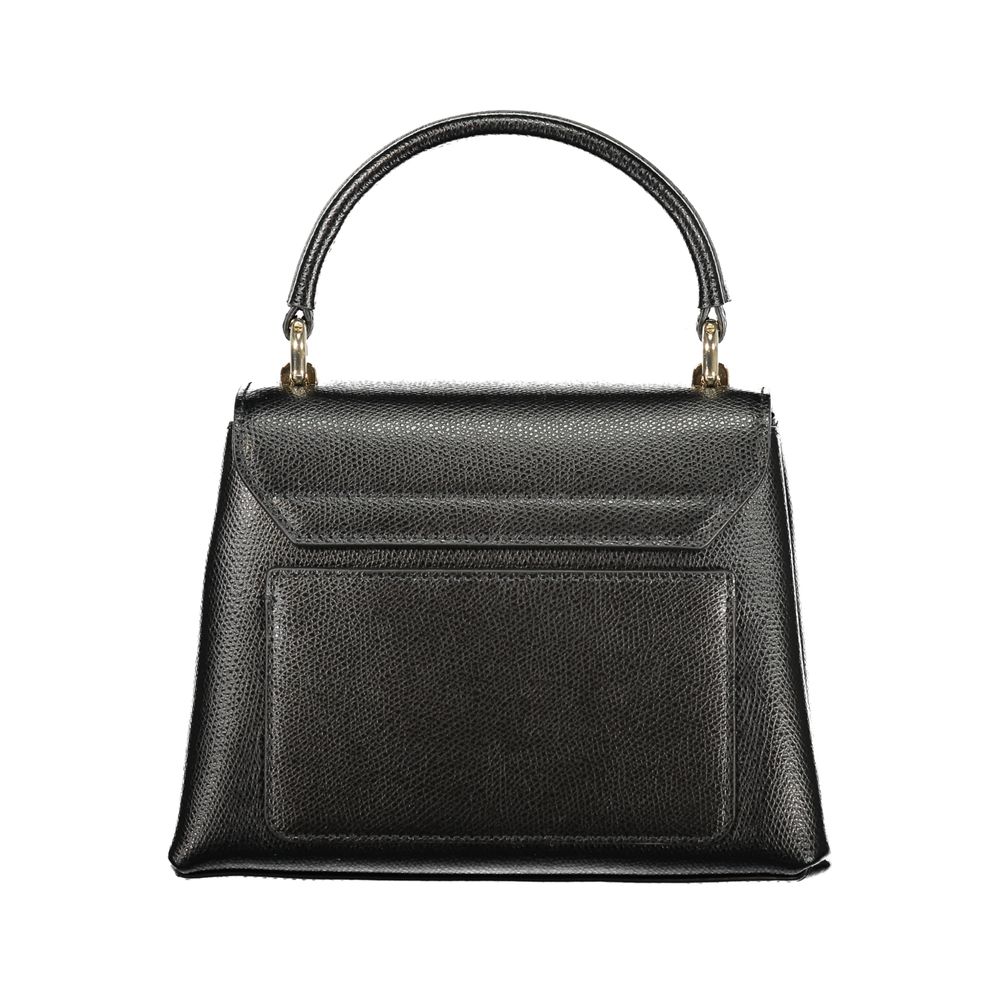 Furla Camelia Leather Handbag - Beige Black