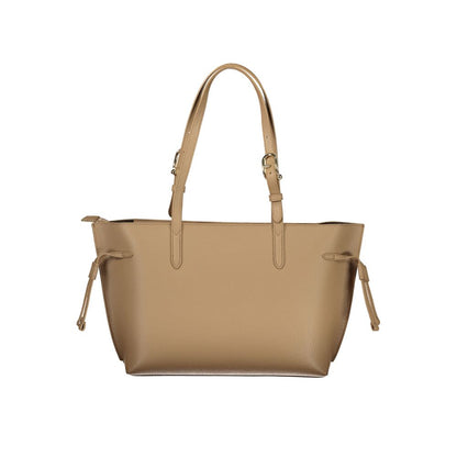Crossbody Handbag by Furla for women in leather brown & red features a refined silhouette, showcasing a secure snap, organized internal-pockets, and versatile crossbody-strap, shoulder-strap, adjustable-strap & handle for a refined finish.