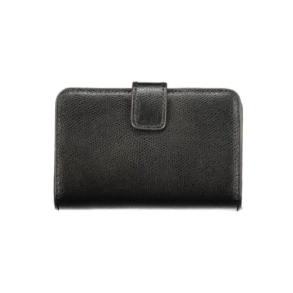 Wallet by Furla for women in leather black & brown showcases a refined silhouette, artfully detailed with the signature style of the Ava Leather Wallet and functional .