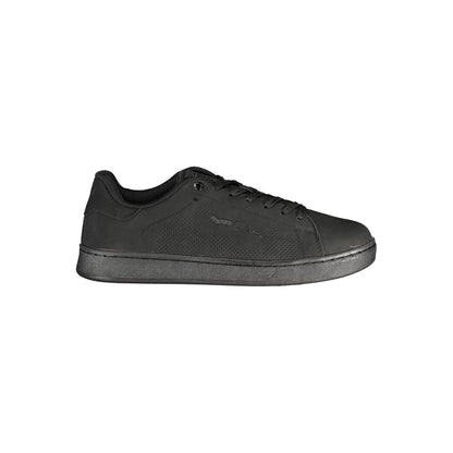 Gas Men's Athletic Polyester & Polyurethane Sneakers - Black