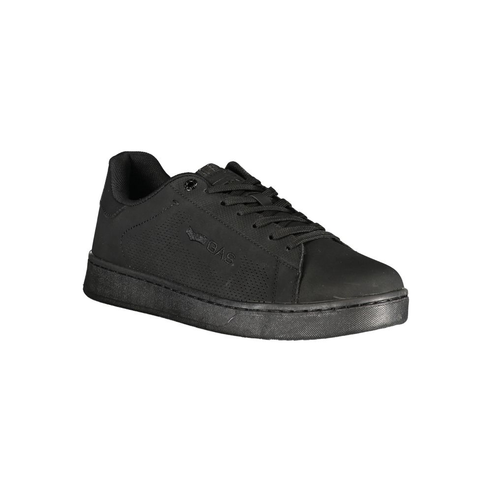 Gas Men's Athletic Polyester & Polyurethane Sneakers - Black