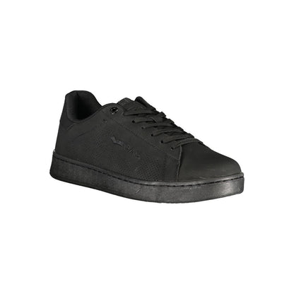 Gas Men's Athletic Polyester & Polyurethane Sneakers - Black