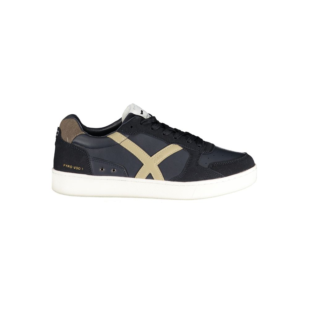 Athletic Sneakers by Gas for men in polyester & polyurethane blue & brown showcases an impeccable silhouette, defined by an impeccable athletic style design that perfectly captures the essence of the Men's Athletic Polyester & Polyurethane Sneakers.
