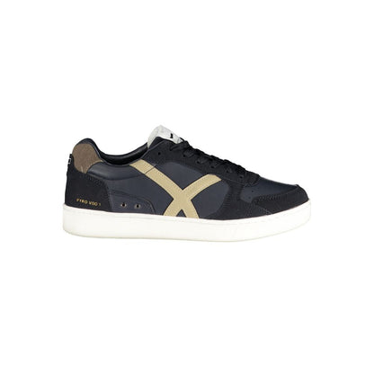 Athletic Sneakers by Gas for men in polyester & polyurethane blue & brown showcases an impeccable silhouette, defined by an impeccable athletic style design that perfectly captures the essence of the Men's Athletic Polyester & Polyurethane Sneakers.