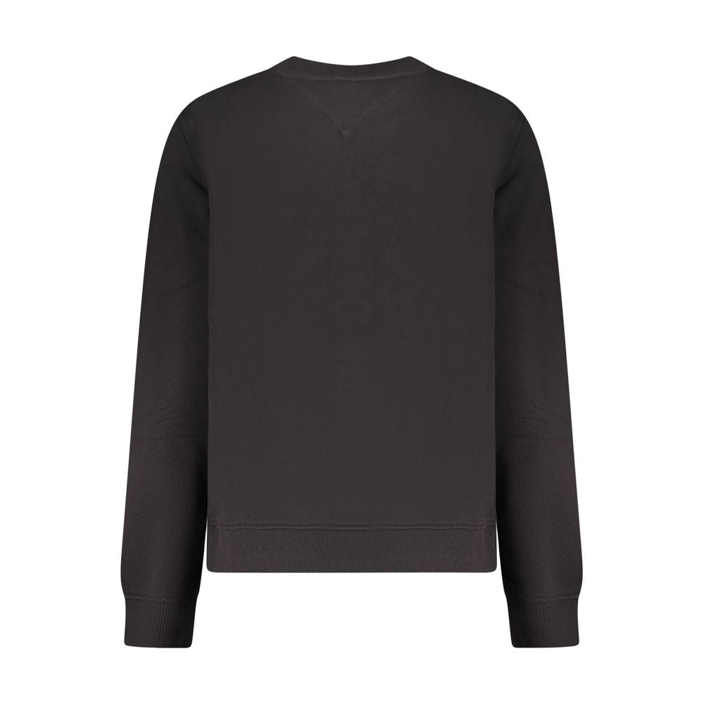 Sweatshirt by Tommy Hilfiger for women in cotton black & print presents a smart casual silhouette, featuring a smart casual and for a sophisticated look.