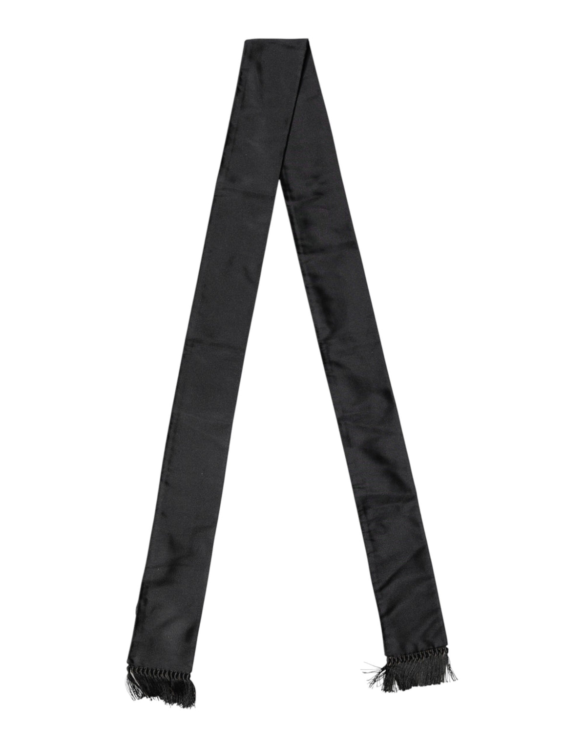 Dolce & Gabbana Lace Marble & Silk Foulard Stole Wrap Fringes Scarf - Black