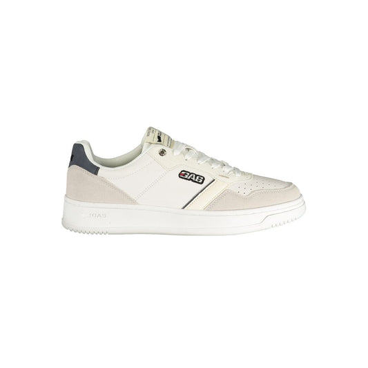 Athletic Sneakers by Gas for men in polyester & polyurethane blue & white showcases an impeccable silhouette, defined by an impeccable athletic style design that perfectly captures the essence of the Crisp Men's Athletic Polyester & Polyurethane Sneakers.