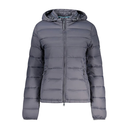 This Hooded Parka by North Sails for women in polyester gray & brown presents a enveloping silhouette, meticulously detailed with pockets, hooded & windproof and a enveloping hooded neckline.
